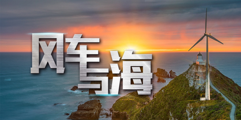 风车与海